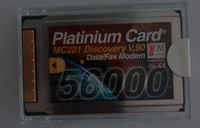 Platinium Card MC221 Discovery V.90 - Data Fax Modem / Neu OVP Bayern - Pullach Vorschau