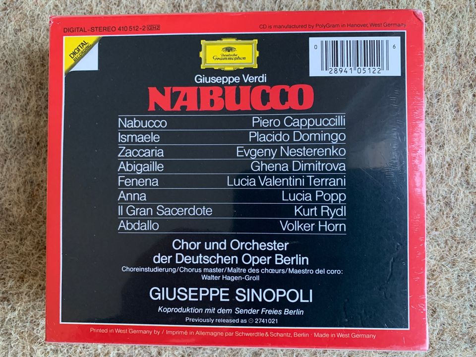 Verdi - Nabucco – 2 CDs *NEU* *OVP* in Berlin