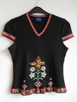 KENZO- schicker Pullover, schwarz + Muster, Viskosgem.  top Niedersachsen - Celle Vorschau