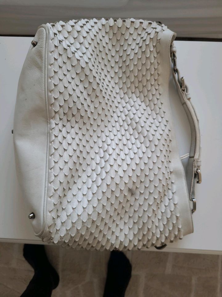 Burberry Tasche weiss original Leder in Berlin