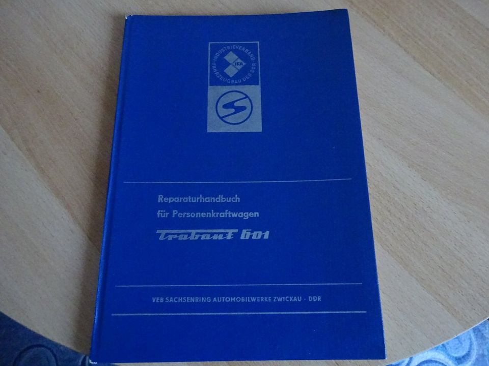 Trabant 601 Trabbi Reparaturhandbuch DDR Sachsenring 1974 Kult in Geestland