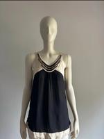 Blusentop Oberteil Shirt top schwarz beige Größe S Nordrhein-Westfalen - Marl Vorschau