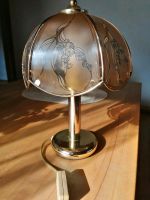 Retro Tischlampe Vintage aus Kristallglas und Messing Baden-Württemberg - Niefern-Öschelbronn Vorschau