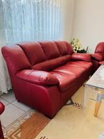 Wohnzimmer Sofa’s 2er Set, rot sehr guter Zustand Bayern - Schweinfurt Vorschau