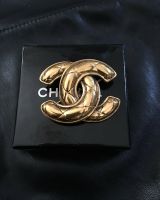 Original CHANEL CC Brosche Vintage GOLD + Box + Rechnung Rheinland-Pfalz - Erbes-Büdesheim Vorschau