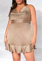 Neu Kleid Gr. XL Gold 42 Neckholder Midi Sexy Curvy Berlin - Wilmersdorf Vorschau