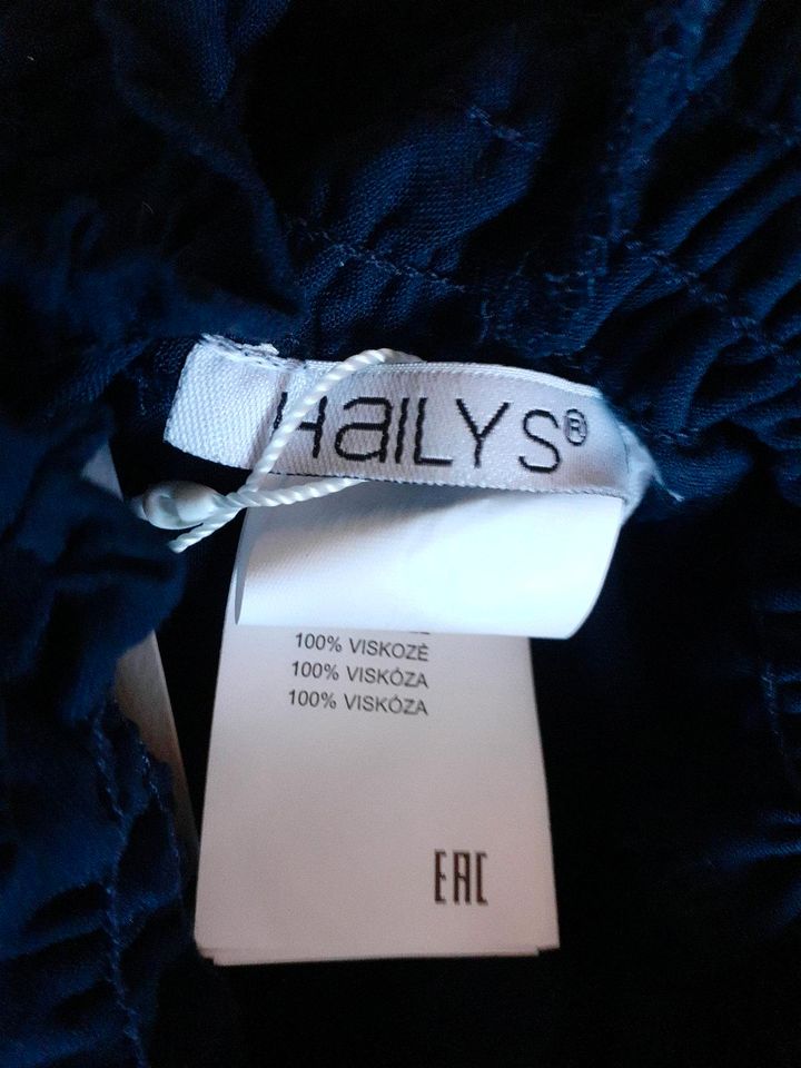 Hailys marineblaue Sommerhose Lagen-Look M NEU! in Harsewinkel