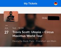 Travis Scott Tickets Frankfurt 27.07. Hessen - Heusenstamm Vorschau