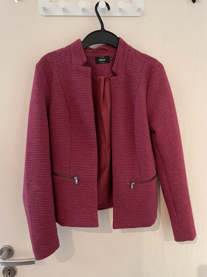 Only Blazer sportlich elegante Anzugjacke, lila, Gr. 38 in Köln