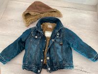 Winterjacke mit abknöpfbarer Kapuze Jeans 86 Baden-Württemberg - Pfinztal Vorschau