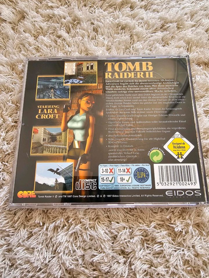 EIDOS - TOMB RAIDER II LARA CROFT - PC CD-ROM - VINTAGE - RAR - in Duisburg