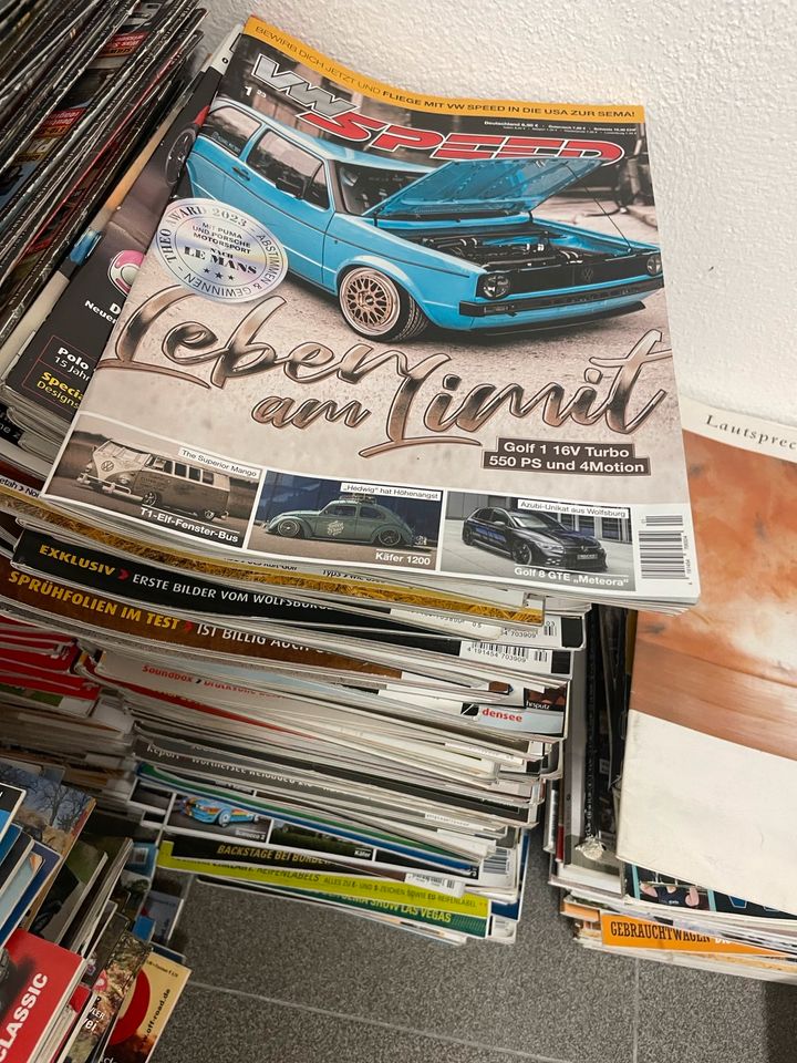 Zeitschriften VW-Scene, WOB, VW-SPEED und viele mehr in Alzey