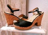 NEUwertig Sandale Sandalette "Buffalo" Korkoptik Gr. 40 Brandenburg - Wittstock/Dosse Vorschau