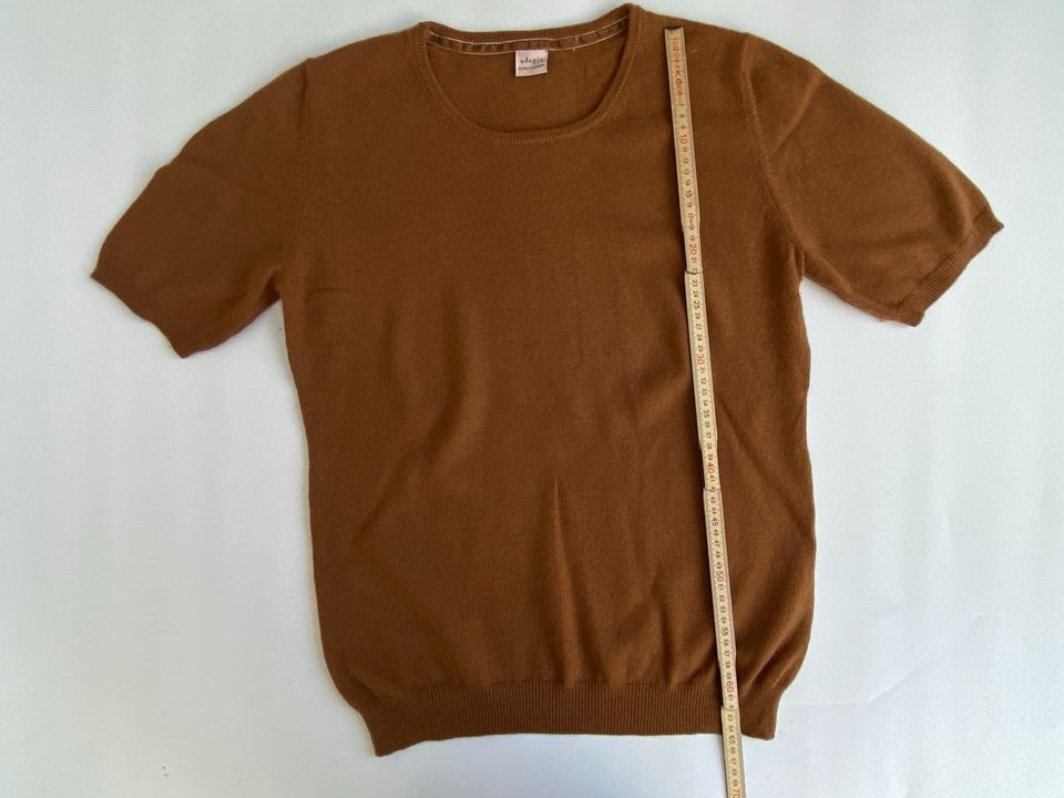 Adagio 100% Kaschmir Pullover kurzarm T Shirt M L XL in Reinbek