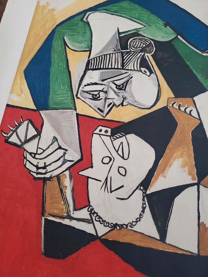 Pablo Picasso 1953 Femme et chien  Frau Hund Granolithographie in Obertshausen