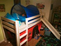 Kinder-Hochbett mit Rutsche, weiß, gebraucht Nordrhein-Westfalen - Solingen Vorschau