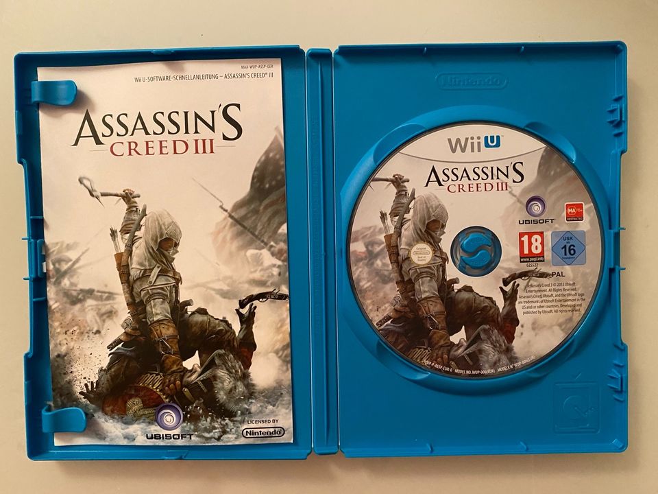 WiiU Spiel „Assassins Creed III“ neuwertig in Heroldsberg