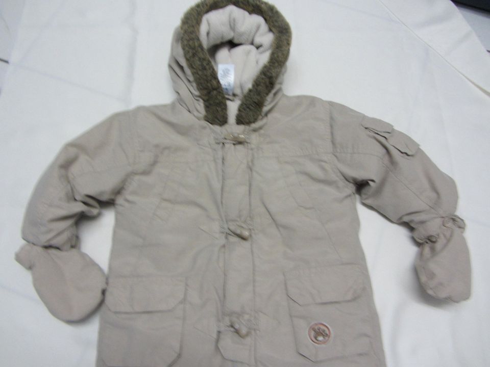 Einteiler Overall Winteranzug Gr. 86 beige in Bad Oeynhausen