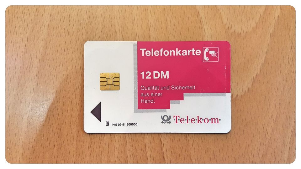 Telefonkarte Deutsche Telekom 12 DM P-Serie 1991 P 15 09.91 in Nürnberg  (Mittelfr) - Mitte | eBay Kleinanzeigen ist jetzt Kleinanzeigen