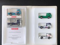 5 Wiking Renn Trucks Video Hülle Esso BP DEA 1/87 Konvolut OVP Hessen - Erbach Vorschau