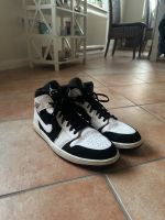 Jordan 1 Mid White Black (EU 47,5, US 13) Niedersachsen - Detern Vorschau