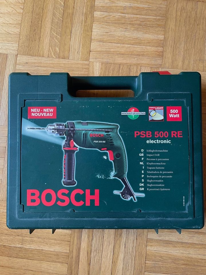 BOSCH Schlagbohrmaschine PSB 500 RE Power Light Netzbetrieben in Stadtbergen