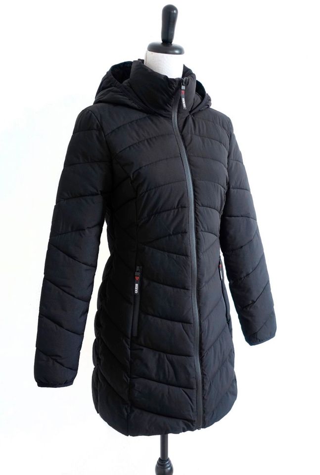 GUESS Stepp Mantel Puffer Jacke Parka black in Kemnath