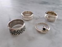 4 Ringe aus Silber, Silber, Silberschmuck, Ringe Hessen - Münster Vorschau