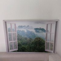 Leinwandbild Regenwald-Blick Deko 90×60cm Hessen - Sulzbach Vorschau