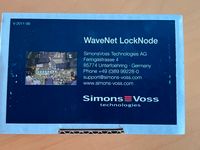 SimonsVoss Wavenet LockNode f. Smart Handle 3062 WNM.LN.I.SH Thüringen - Jena Vorschau