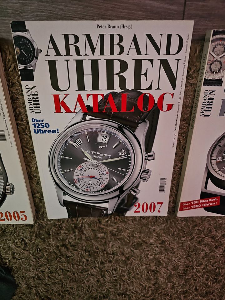 Armband Uhren Katalog Jahre 2004/2005/2007/2008/2009-Top Zustand in Grevenbroich