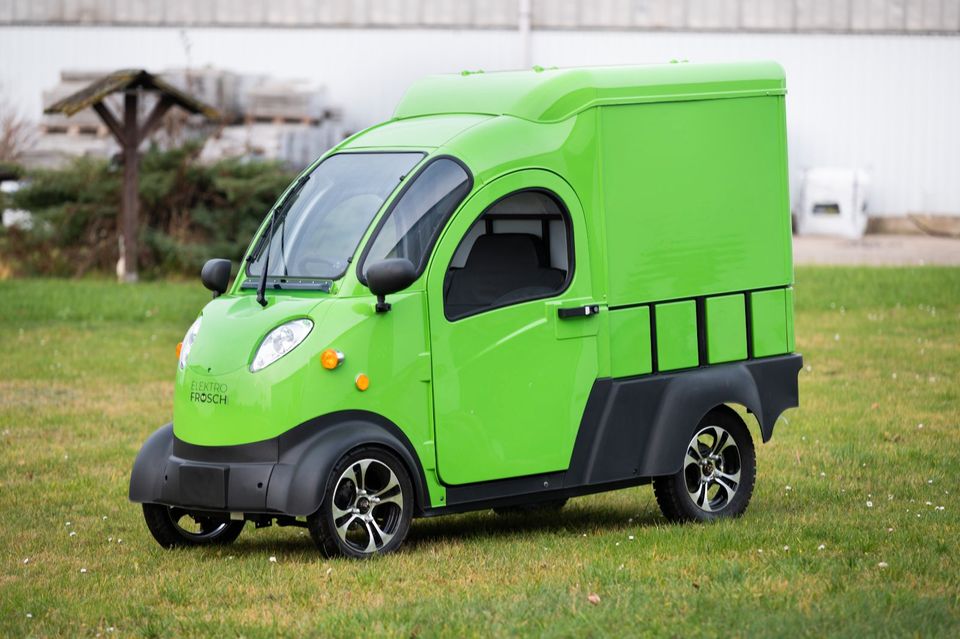 E-Frosch MAX Transporter Auto Laubfrosch 4Rad Elektro Volta Grand Extra AIXAM PRO E-TRUCK Pritsche Kühler PICKUP D-Truck MICROCAR 4 Rad Lastenrad Lastentransporter MEGA V-MAX Tuk TUK Elektrofrosch TUC in Waren (Müritz)