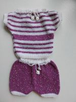 Puppen Set Pulli mit kurzer Hose, Handgefertigt Größe 43 cm Hessen - Bad Wildungen Vorschau