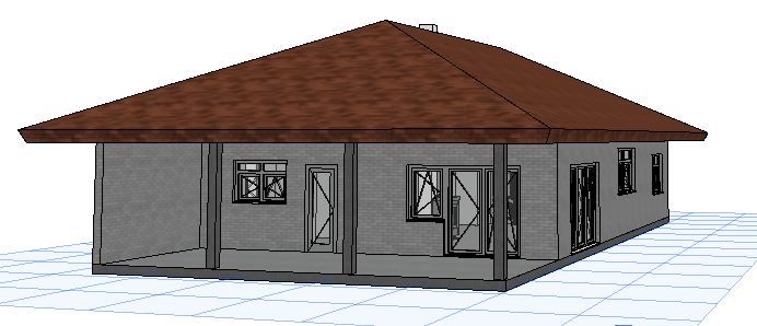 3 D Hausbau Hauskonstruktion in Güstrow