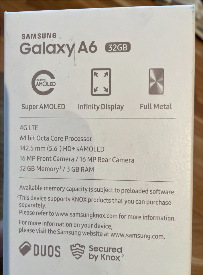 Samsung Galaxy A6 32GB Lavender in Telgte