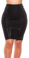 Sexy Wetlook Pencilrock mit Zipp - Snakeprint Baden-Württemberg - Tettnang Vorschau