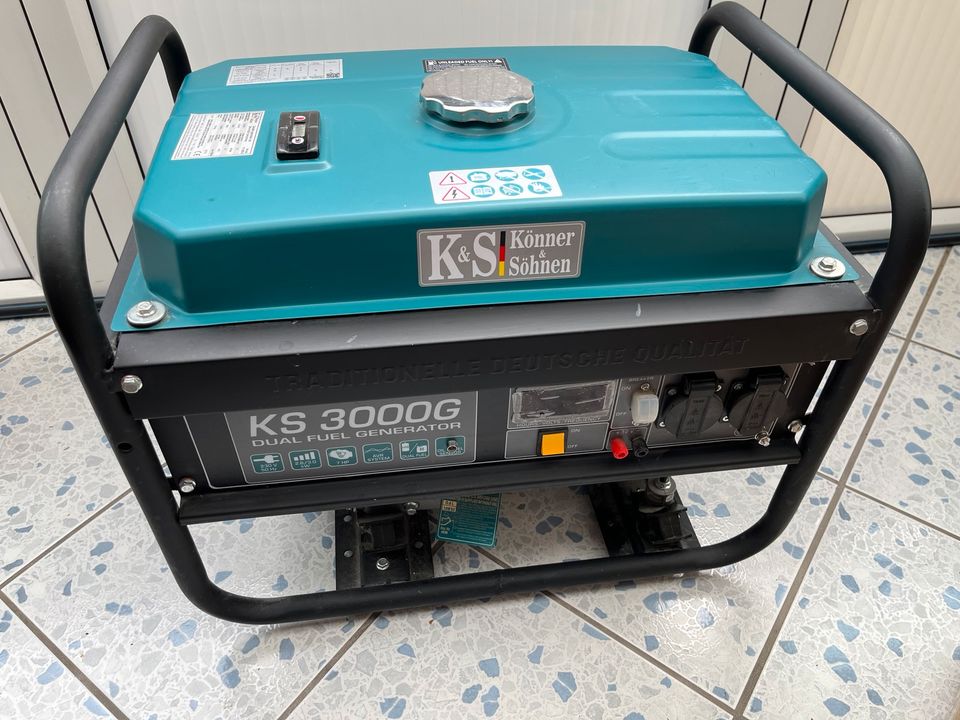KS 3000G Dual Fuel Generator in Niederdorfelden
