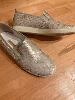 Paul Green slippe Silber Pailletten Gold Gr 39/40 Baden-Württemberg - Rauenberg Vorschau