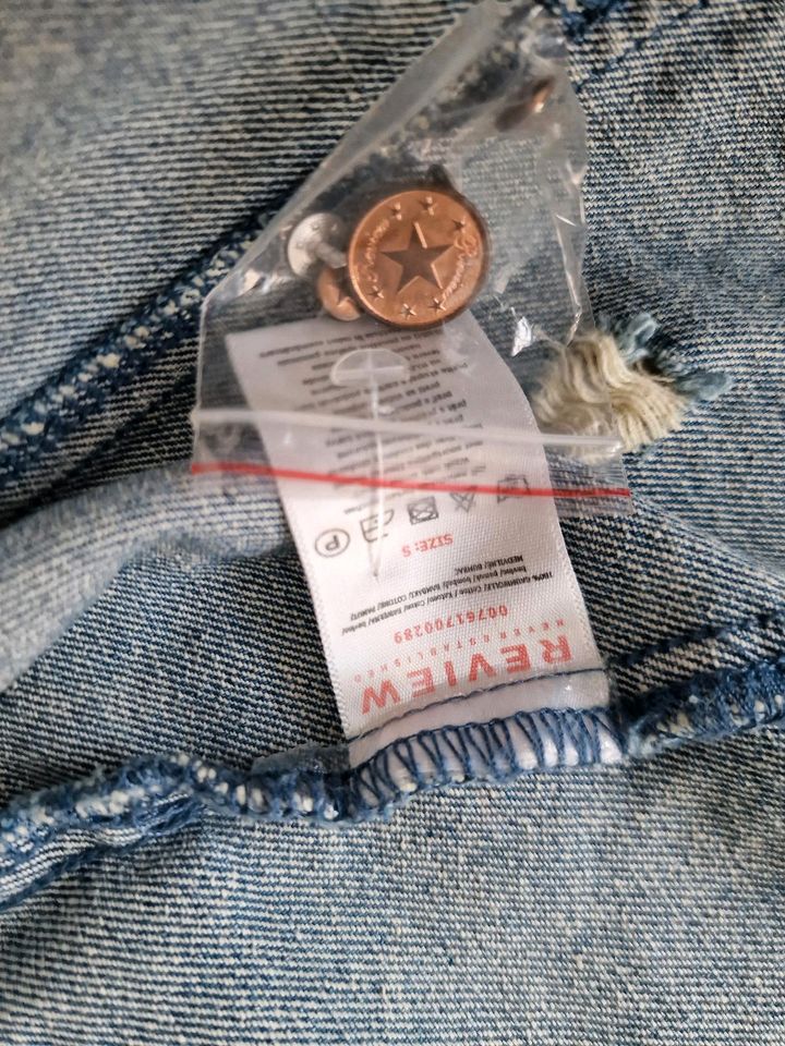 Review Jeansjacke Vintage Trashed Denim crop Jeansjacke american in Köln