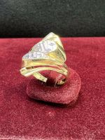 GOLD DAMEN RING 14k 585 Gr. 59 3,47g Gelb Gold Weiß Gold Berlin - Neukölln Vorschau