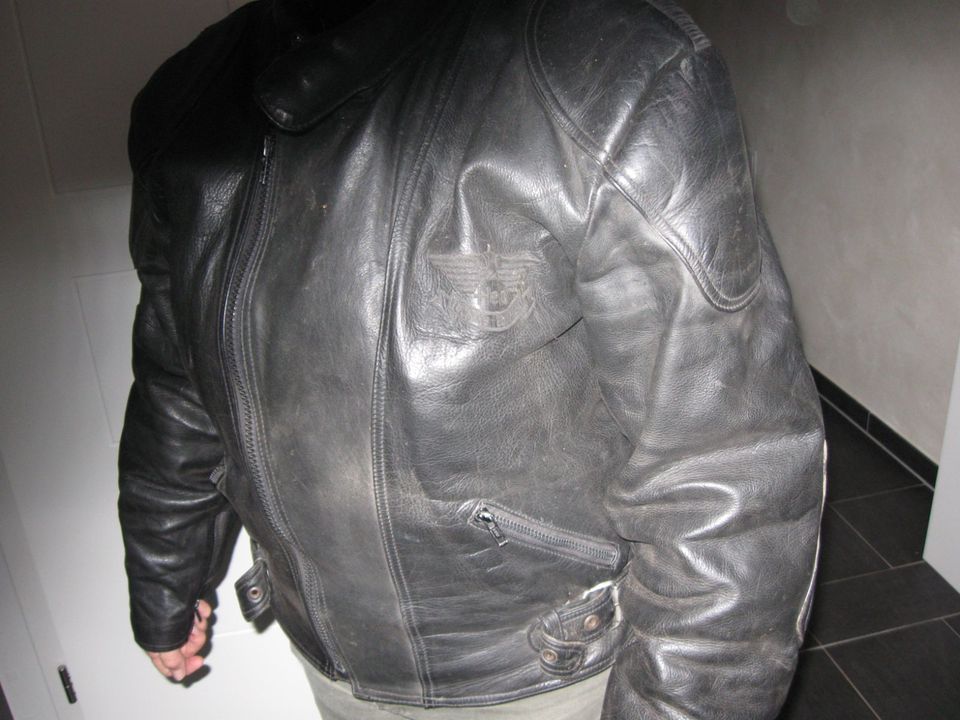 Motorrad Jacke Gr. 58 schwarz von Held "echtes Leder" in Arzfeld