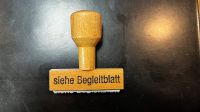 Stempel Holz siehe Begleitblatt Sachsen-Anhalt - Sülzetal Vorschau