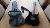 E-Gitarre Ibanez Mikro, schwarz + Gurt + Original -Tasche Kr. Altötting - Burgkirchen Vorschau