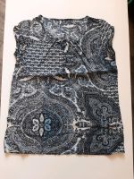 T-Shirt/ Bluse Gr. 36 blau/weiß wenig getragen Niedersachsen - Uplengen Vorschau