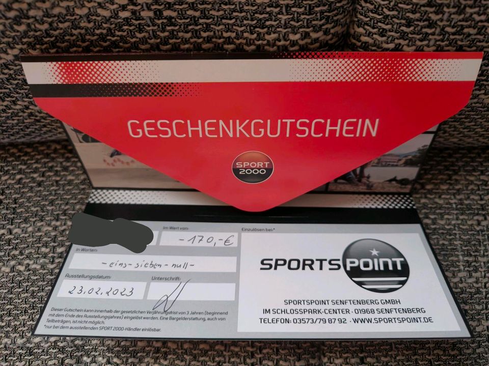 170€ Gutschein SportsPoint Senftenberg (Schlosspark Center) in Senftenberg