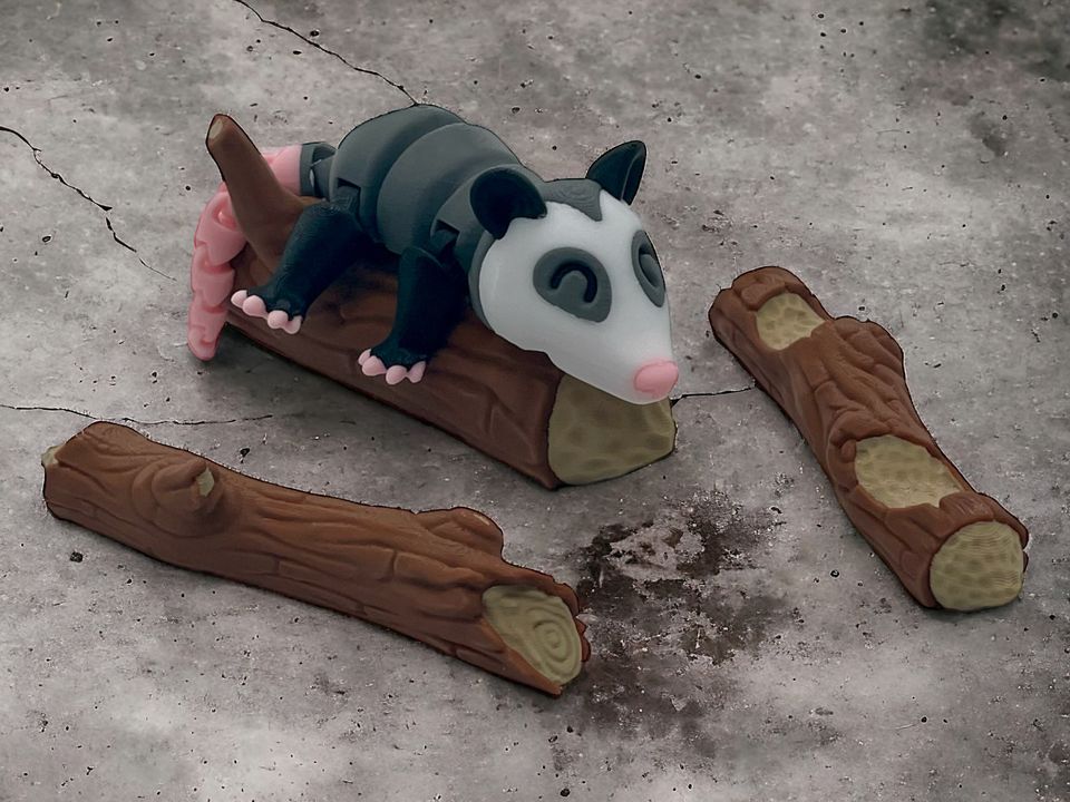 Opossum beweglich | MEHRFARBIG | Fidget | 3D Deko in Duisburg