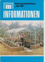 Gebrauchsanleitung Aufbauanleitung DDR Gewächshaus KG80 Anleitung Sachsen - Nünchritz Vorschau