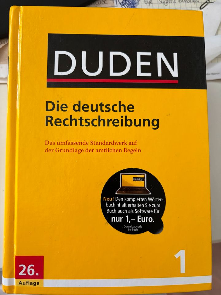 Fachwörterbuch ENG-DEU und Duden in Neunkirchen a. Brand