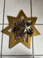 Weihnachtsstern Dekoration Stern mit Gesteck Gold Nordrhein-Westfalen - Nieheim Vorschau