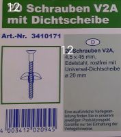 12 Stück Schrauben V2A mit Dichtscheibe Hannover - Misburg-Anderten Vorschau